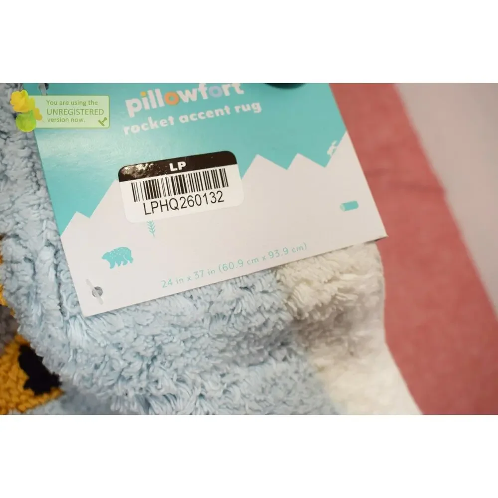 Pillowfort Rocket Shaped Kids' 24x37